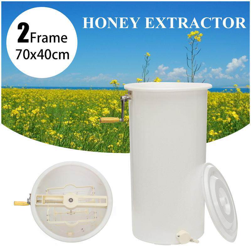 热销蜂具无毒型塑料两框摇蜜机塑料打糖机分离机蜂蜜收集器