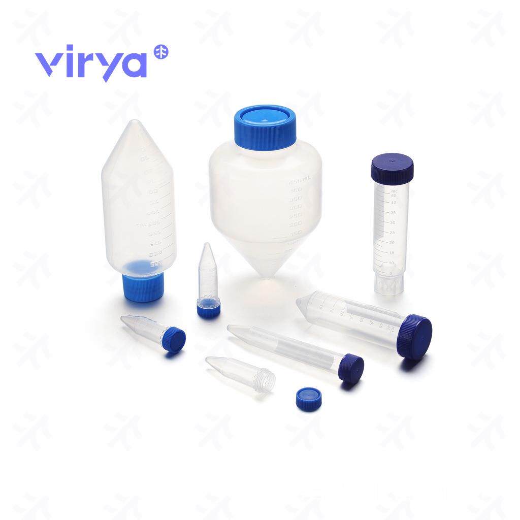 virya塑料离心管ep管50ml、15ml、5ml实验室通用架装,非灭菌