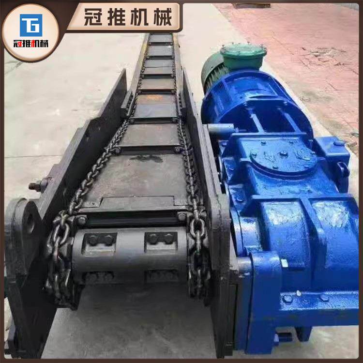 矿用板刮输送机式刮板大型链条链式污BGB泥除渣粉尘刮机板机 - 实物图