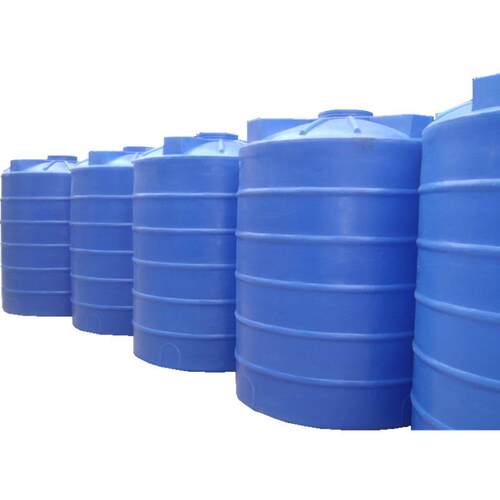 厂家供应水处理HDPE5吨塑料水塔工地带盖大容量储水罐工业桶装