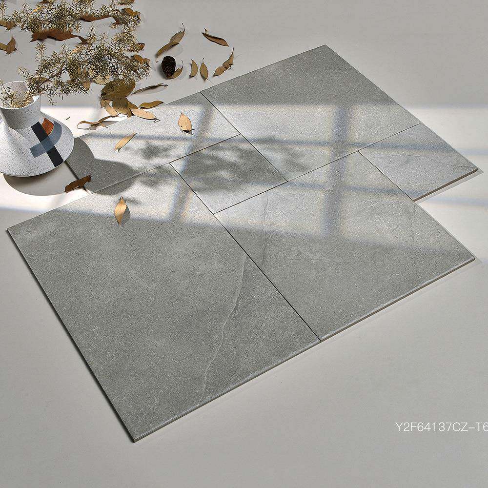 民宿莱姆石庭院地砖别墅户外阳台仿古砖法式厨房瓷砖商铺餐厅墙砖