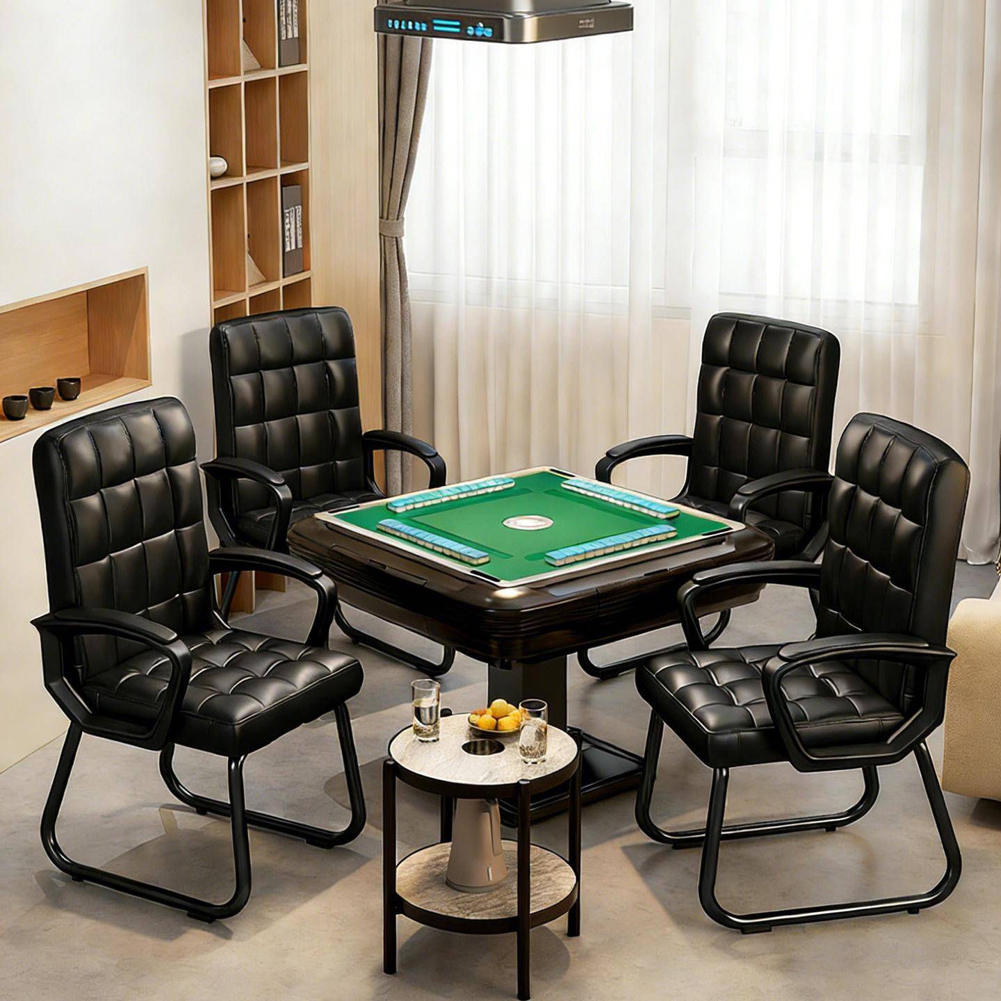 麻将椅子棋牌室打麻将专用椅久坐舒服家用靠背电脑椅办公椅会议椅