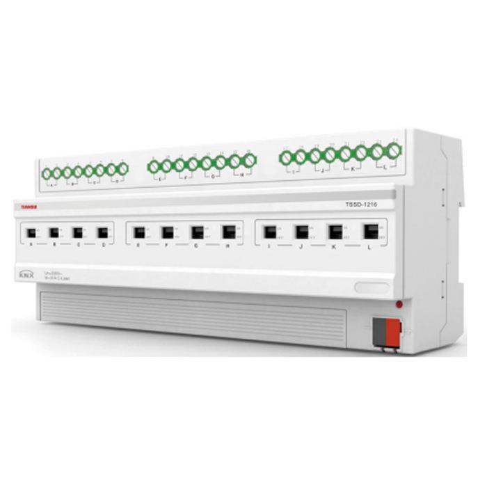 12路16A智能照明模块TSSD-1216开关驱动器KNX控制模块
