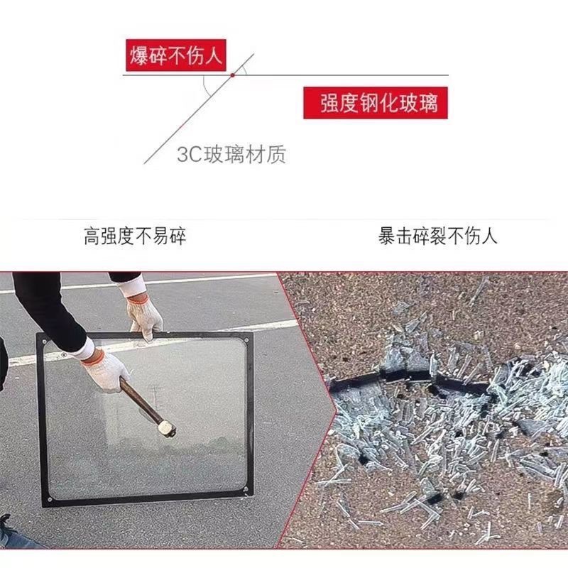 电动三轮车棚雨蓬钢化挡风玻璃小巴士车棚挡风钢化玻璃三轮车玻璃