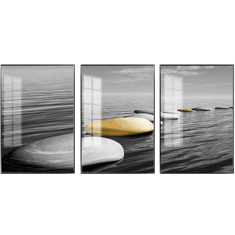 北欧客厅装饰画沙发背景墙现代简约风景轻奢大气壁画餐厅墙面挂画