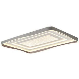 吸顶灯简约现代客厅网新款 奢灯具书房大气北欧房间主卧室led红轻