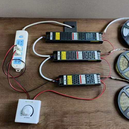 led可控硅调光电源PMWDali220v转24v12v 0-10V灯带智能可调变压器