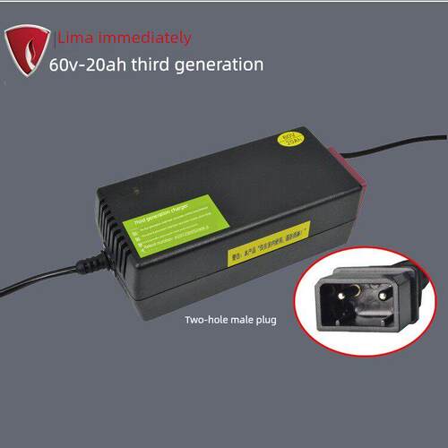 原装正品利马双孔充电器电动汽车电池车48V-12A60V20Ah72V原装Tl3