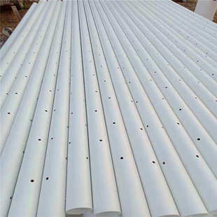 园林式pvc孔开带排水管孔硬式渗水疏漏管透水集水化用绿 打孔花管