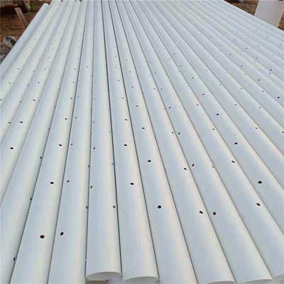 PVC硬式渗水开孔管 园林打孔疏漏排水管绿化用带孔式集水透水花管