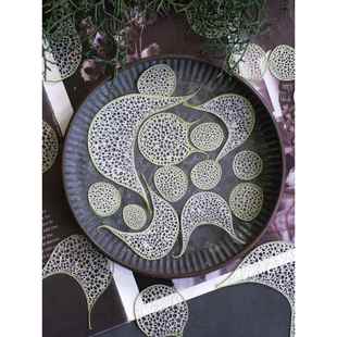 花千语干花新品 丝瓜切片压花标本手作贴画押花画月亮贺卡树脂uv