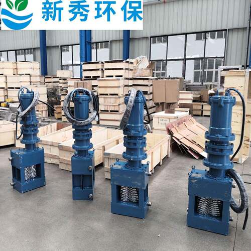DFS200x150管道式破碎格栅机破碎PS型粉碎型格栅清污机污泥切割机