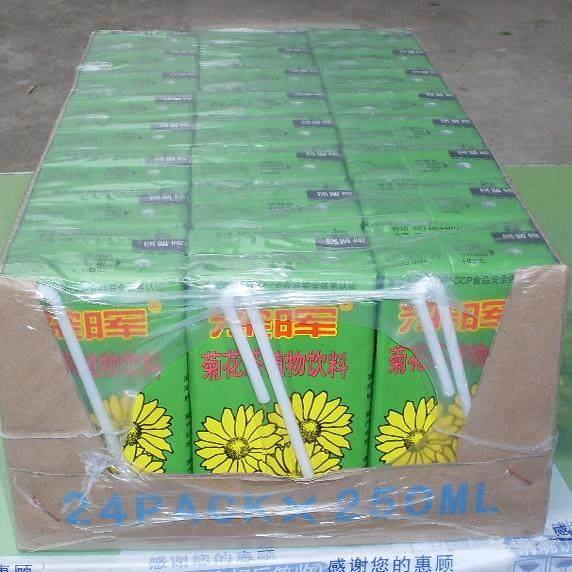 广东省包邮深晖菊花茶植物饮料250毫升24支整箱