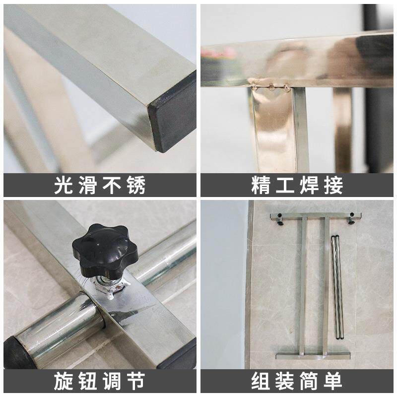 奕可澜编织袋撑金口器袋打包架子快递中转拆卸调节不锈AGB钢属建