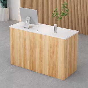 鞋店收银柜台展示吧台桌简约现代奶茶店文具店便利店小型前台接待