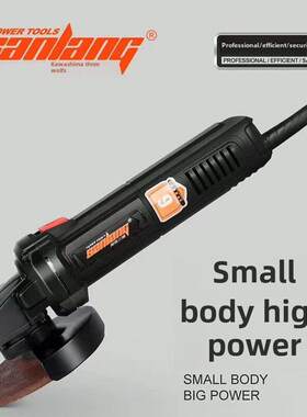 川岛三狼900W【纯铜电机】切割石王墙槽抛光手磨机瓷砖木材切割机