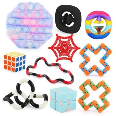 Anti Stress Fidget Toys Finger Figet Spiner Popit Pop It1