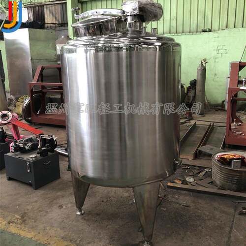厂家供应1000L食品级饮料混合搅拌罐酒精搅拌罐立式不锈钢配料罐