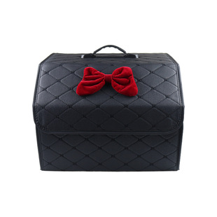 车载后备箱收纳箱女生储物箱杂物箱车用整理箱汽车收纳盒车内尾箱