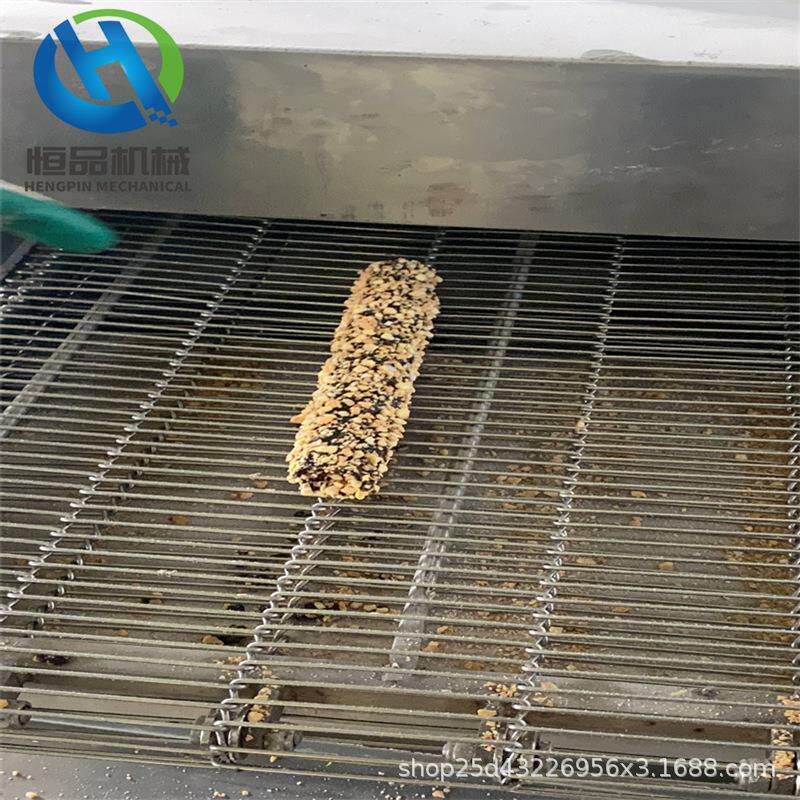全自动蛋卷裹糠花生碎设备花生碎蛋卷小型肉饼上面包屑机粗糠细糠