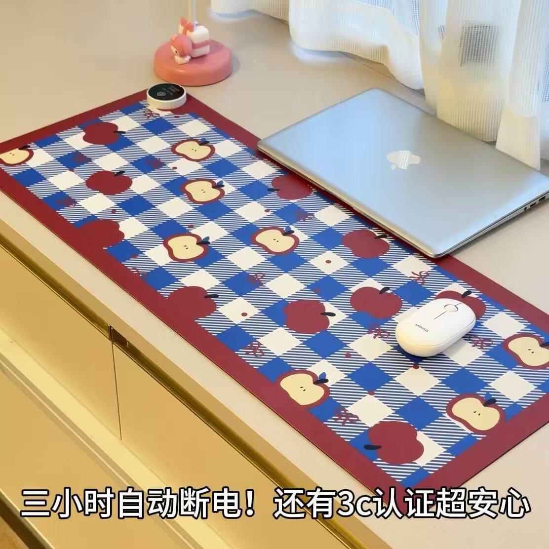 ONE 加热鼠标垫发热垫暖桌垫电脑键盘暖手桌垫保暖学习写字暖手垫