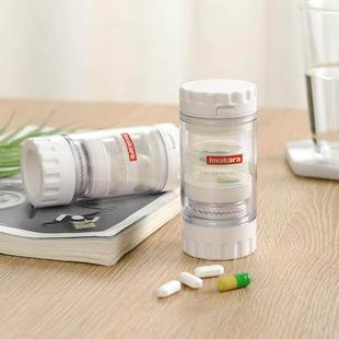 日本磨药器碎药器儿童药片研磨器水杯磨药粉分药器小药盒切药器