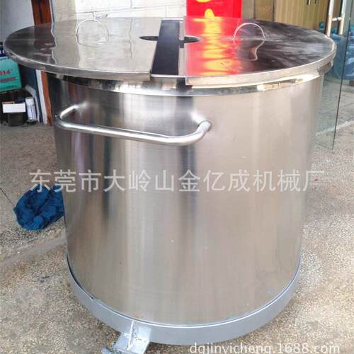 现货销售304不锈钢桶带盖移动式分散桶化工搅拌桶拉缸