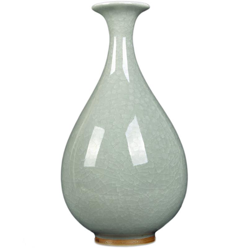 景镇陶瓷器古仿青花瓶大号中式家居客厅装饰203工艺品博德古瓷架