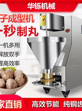 全自动双变频狮子头肉丸成型机商用肉丸机鱼丸机四喜丸子牛丸电动