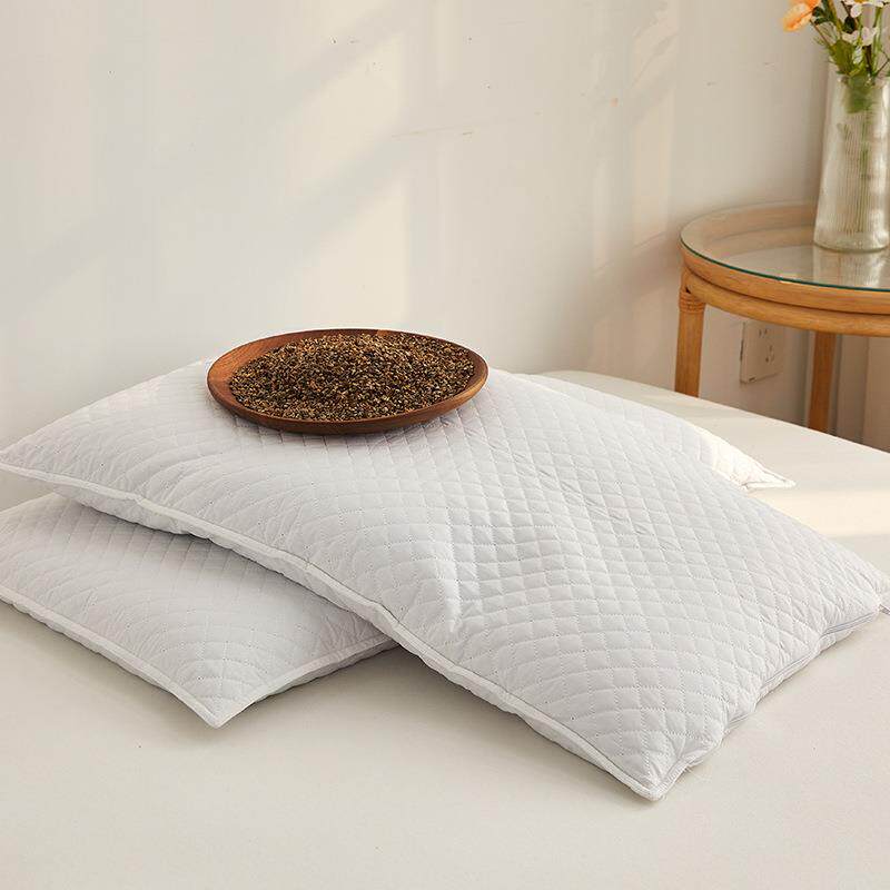 纯荞麦壳枕头护颈椎硬枕芯单人荞麦皮助睡眠男女荞麦枕全荞麦睡觉