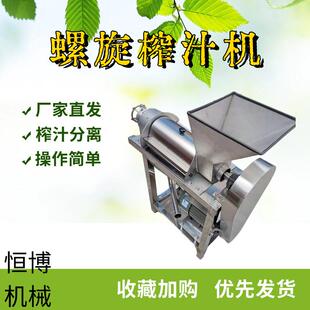 零售 水果螺旋压榨机 不锈钢生姜榨汁机 商用苹果梨榨汁机