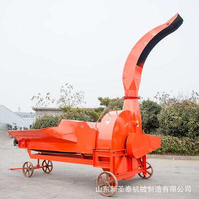青储玉米秸秆铡草机报价厂家直供全自动锤片式秸秆铡草机