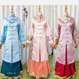 中国风中式婚礼喜娘服民国晚清秀禾服女主持人古装执礼服婚礼策划