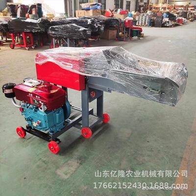 牧草粉碎碎打浆机ELQ牛玉米秆揉羊丝机秸铡草揉丝粉一体机