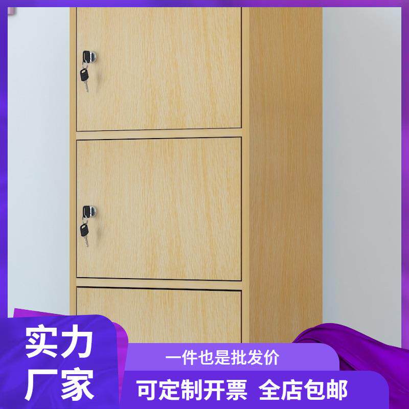 简约时尚带锁柜子储物柜带门木柜自由组合儿童书柜书架置物收纳柜