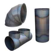 黑铁碳钢人防工业风管风管除尘通风管道弯头无缝风管工程焊接碳钢