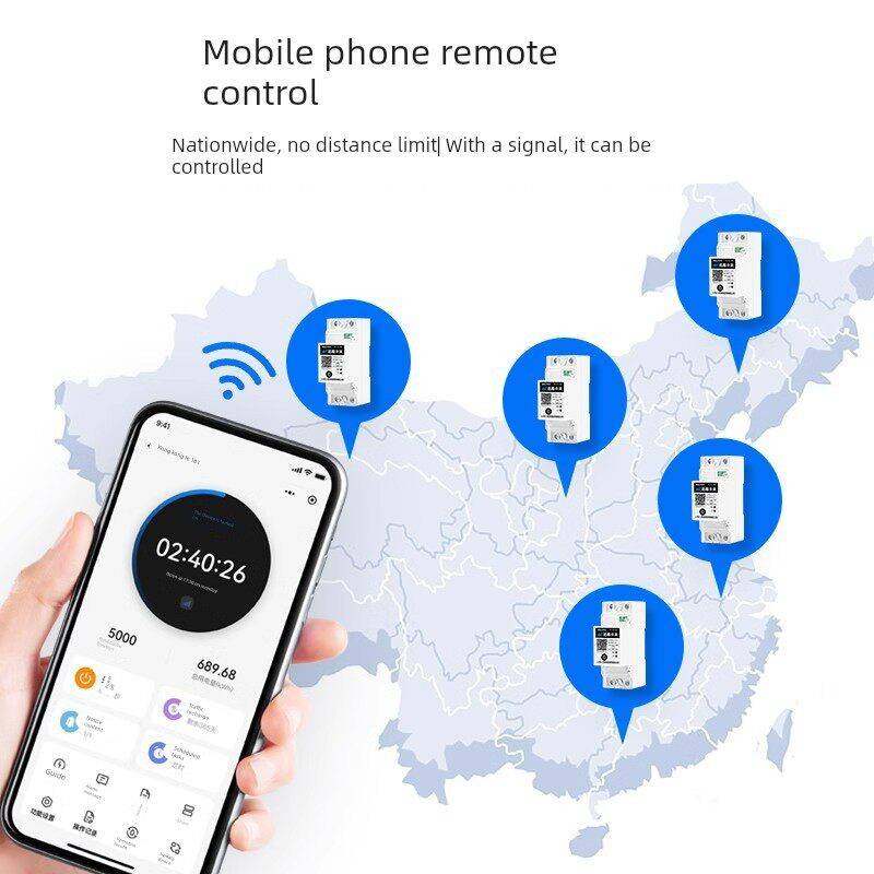 上海人民断路器4G远程控制开关手机智能遥控水泵路灯定时器220V,电子/电工,遥控开关,淘宝优惠券,粉丝福利购,淘宝优惠卷
