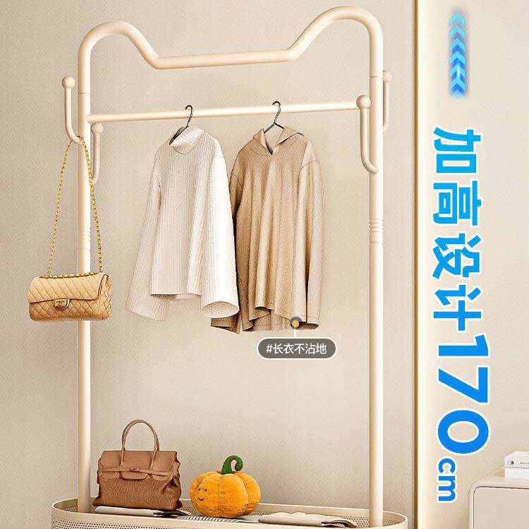 挂衣架落QGL地家用卧室卧衣内房间的晾置主衣衣帽架子床边简易脏