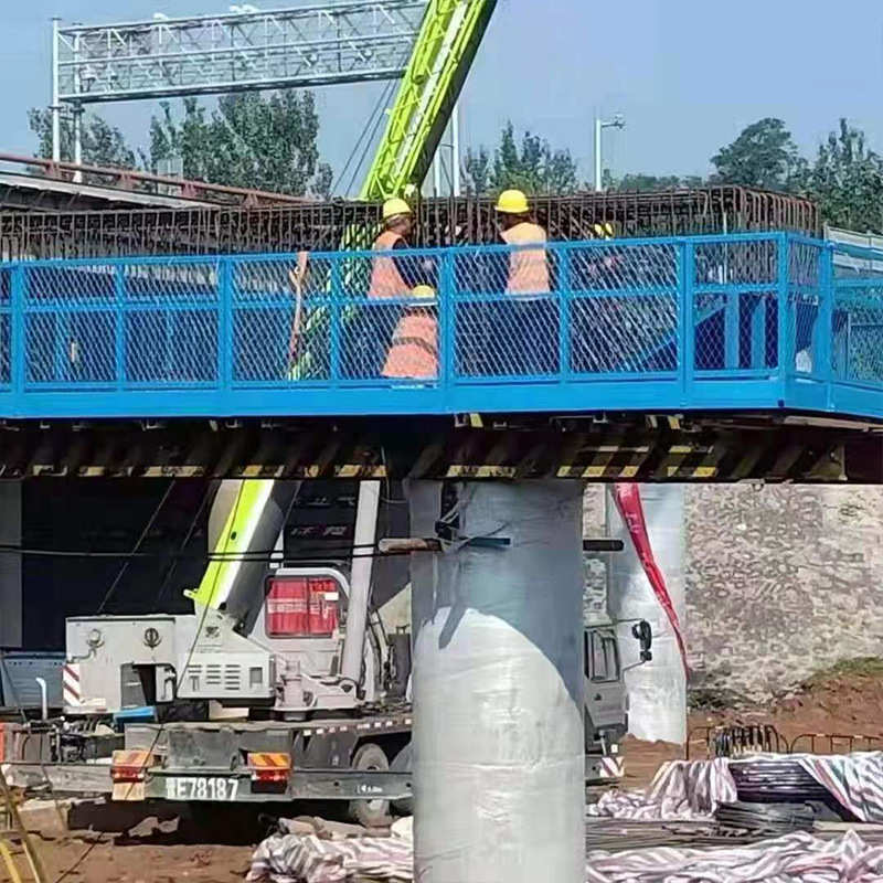 梁平 台通道盖建筑工地平台平台笼盖台 施工安全梁平供应安全梯