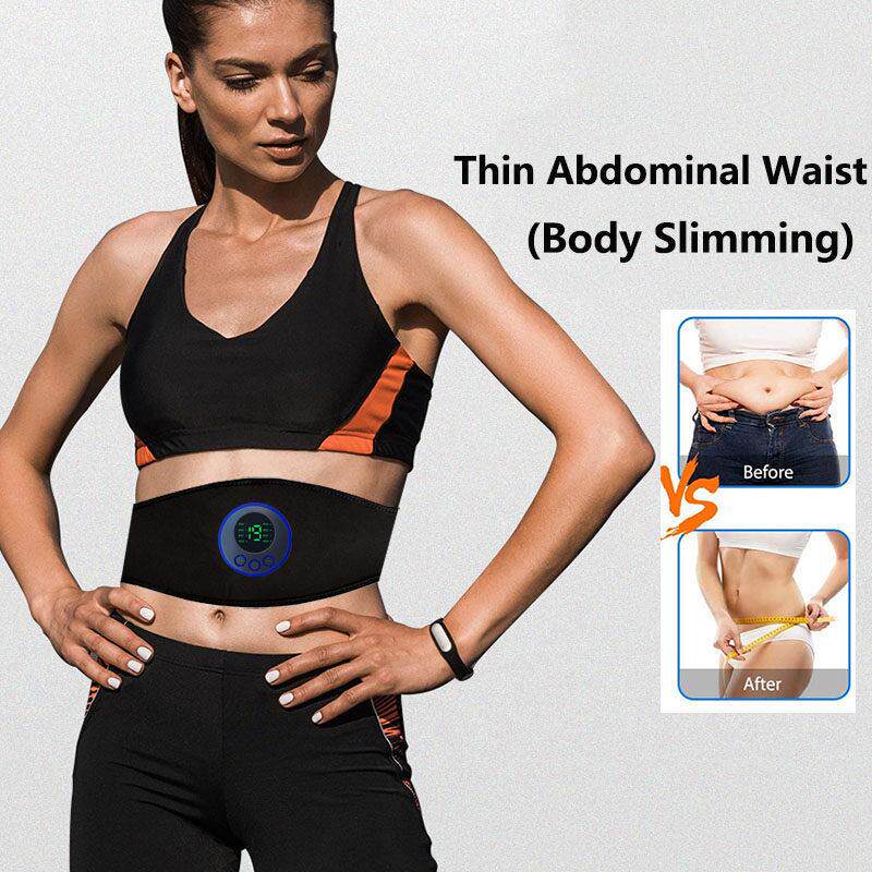 Electric Abs Abdominal Trainer Toning Belt EMS Muscle Stimul