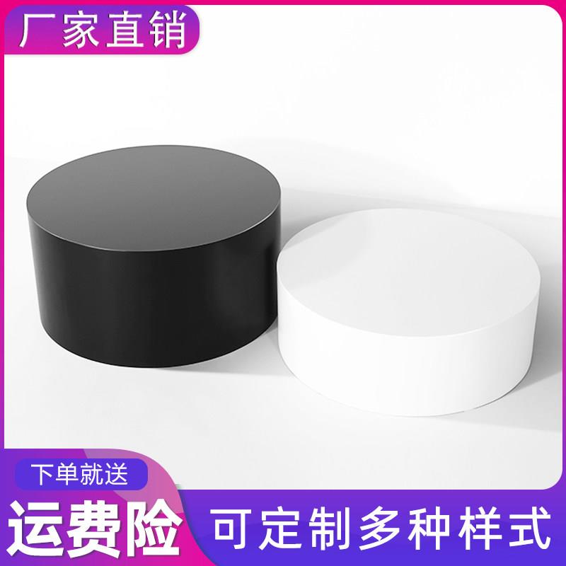 暴力熊展台客厅落地大摆件底座圆墩圆形底座展示台增高台地台圆柱图片