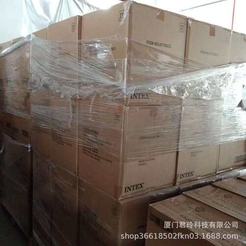 INTEX67768充气床垫双人家用加厚双层简易床充气垫气垫床PVC