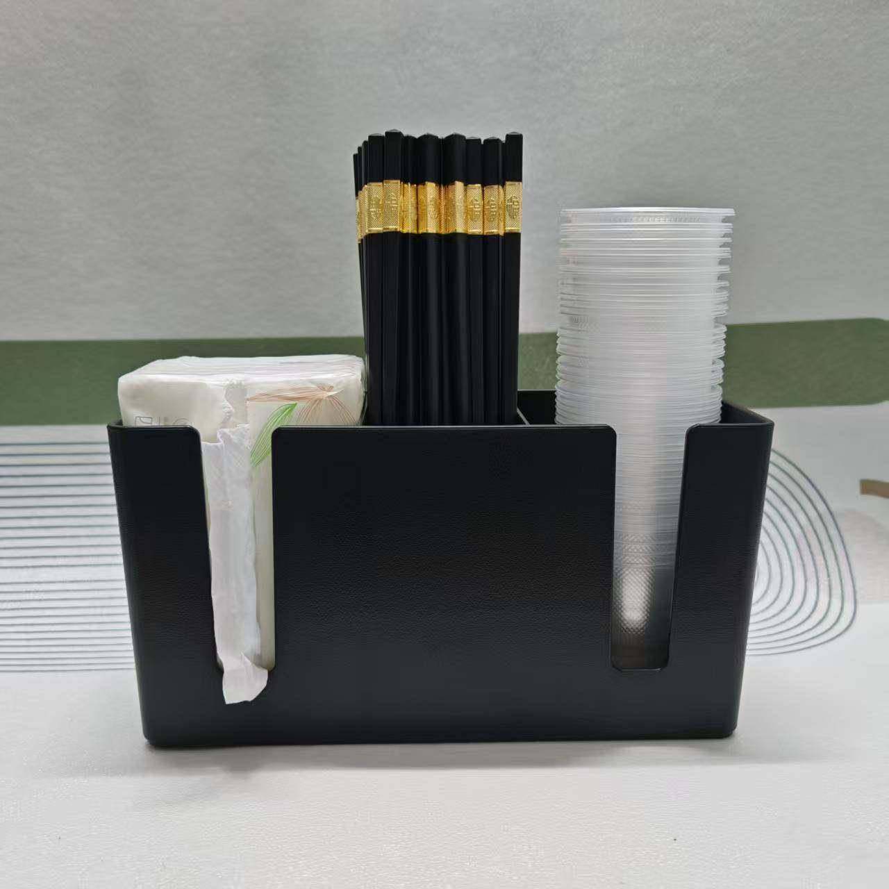 三合一多功能筷子筒商用餐饮烧烤大排档筷笼纸巾一次性杯勺子筷篓,餐饮具,筷子架,淘宝优惠券,粉丝福利购,淘宝优惠卷