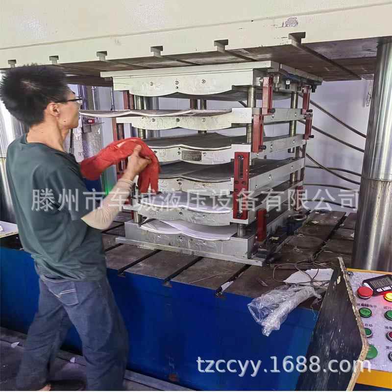 聚乙烯PE防弹插板液压机1000吨PE插板液压机1000吨四柱液压机