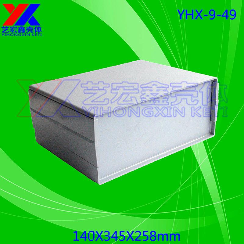 灰色塑料机箱塑胶模具控制器外壳加工仪器仪表外壳开孔9-49