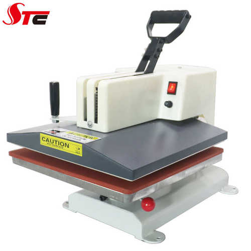 厂家直供全新手动高压摇头烫钻粘合 压烫机 热转印机 服装烫画机