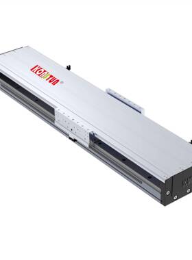 工厂微米级直线电机传动滑台模组工作台半封闭双导轨直线电机