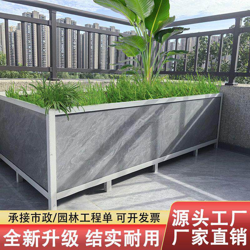 瓷砖花箱卡扣底座拼接L型连接直角种菜固定花盆不锈钢玻璃加固