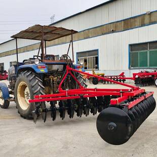 源头直供圆盘耙农用拖拉机后置耕整土地开荒碎土厂家零售