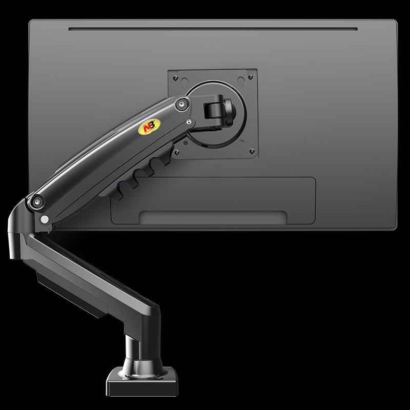 NB F80 显示器支架机械臂 电脑屏幕增高架 升降悬臂底座倒挂VESA